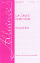 Laudate Dominum SSA choral sheet music cover